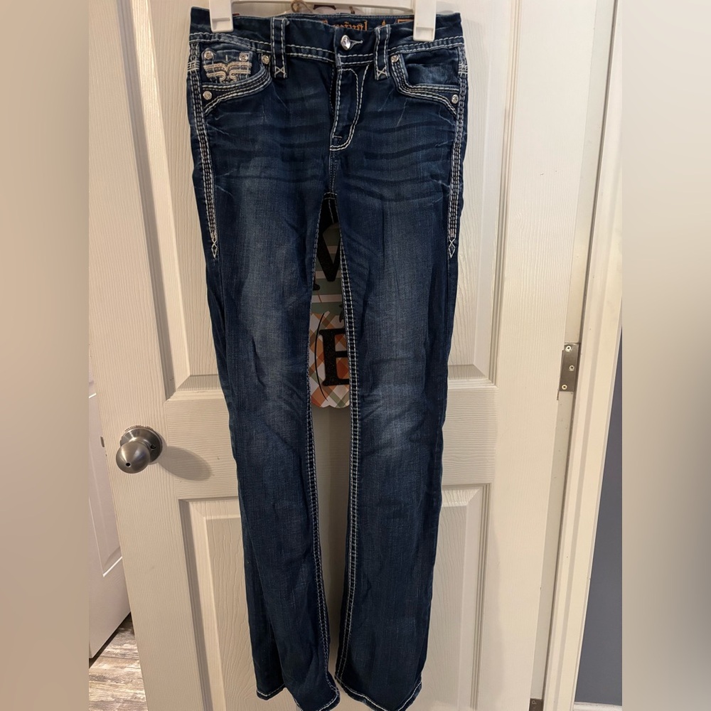 Rock Revival Dark Blue Boot Cut Jeans